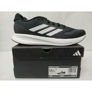 Adidas Runfalcon 5 Men's Running Shoes Black White Cloudfoam‎ IH7758 Size 11.5
